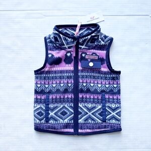 Vineyard Vines New Girl’s Harbor Fleece Vest NWT size 3T